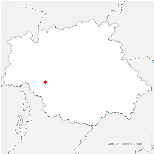 carte de localisation de Peyrusse-Vieille