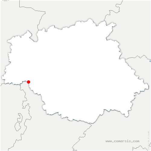 carte de localisation de Préchac-sur-Adour