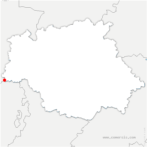 carte de localisation de Projan