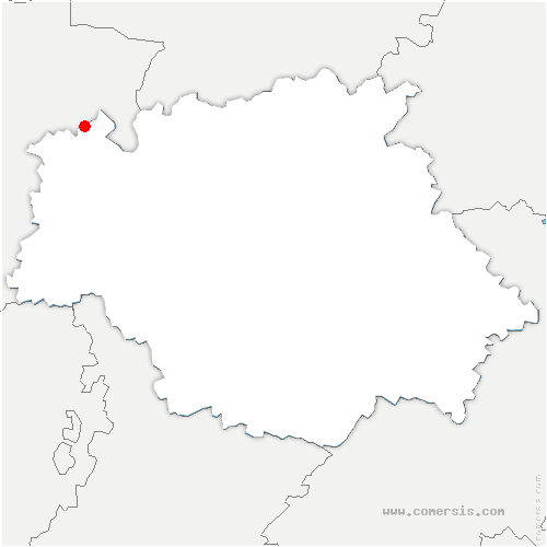 carte de localisation de Puginier