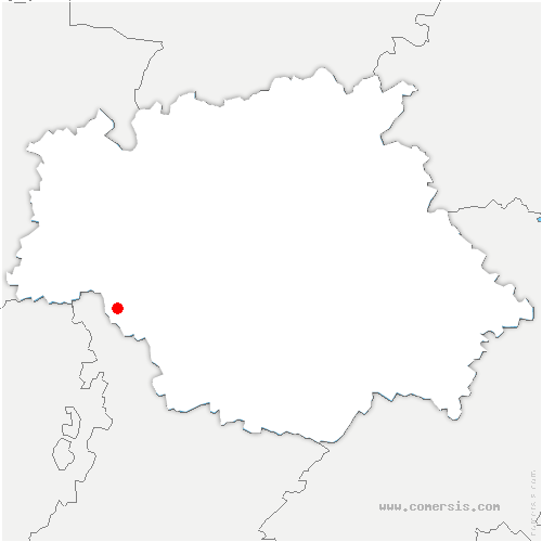 carte de localisation de Saint-Aunix-Lengros