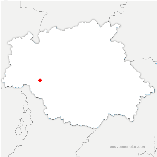 carte de localisation de Saint-Gauzens