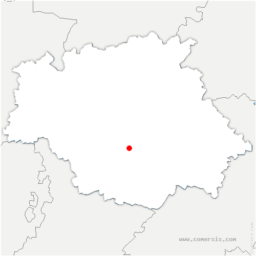 carte de localisation de Saint-Jean-le-Comtal