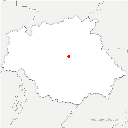 carte de localisation de Saint-Lary