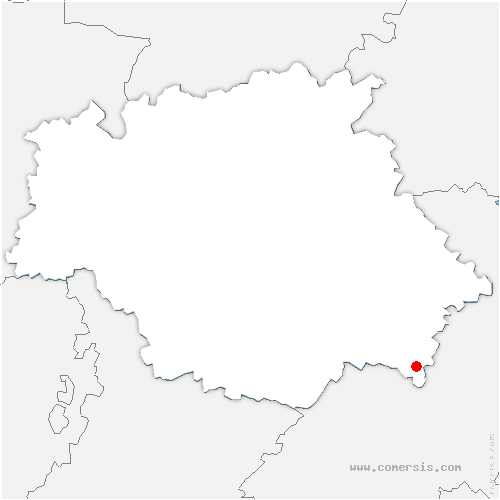 carte de localisation de Saint-Lizier-du-Planté