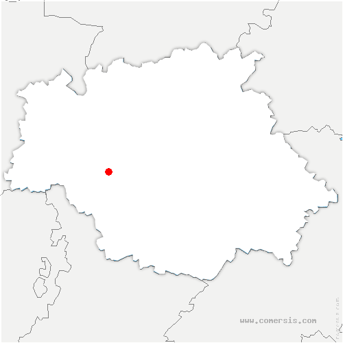 carte de localisation de Saint-Pierre-d'Aubézies