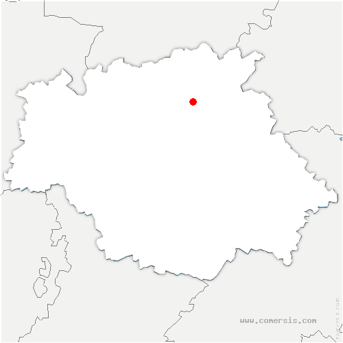 carte de localisation de Saint-Sever-de-Rustan