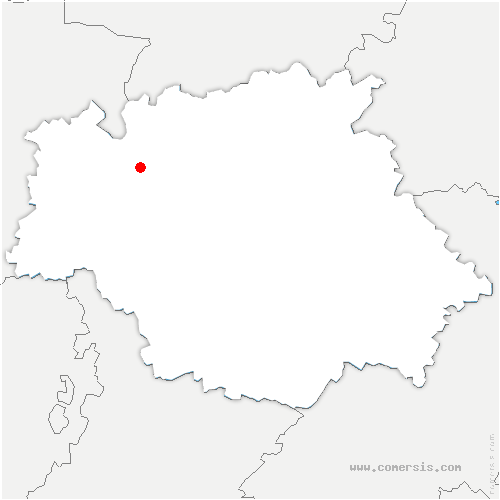 carte de localisation de Sainte-Croix-Volvestre