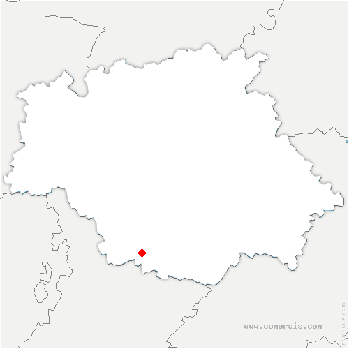 carte de localisation de Sainte-Dode