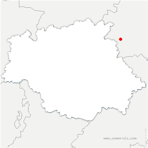 carte de localisation de Saussens