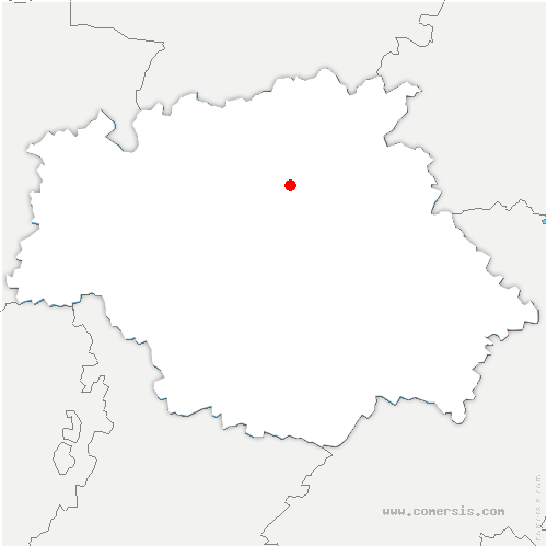 carte de localisation de la Sauvetat