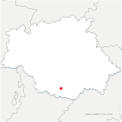 carte de localisation de Sers