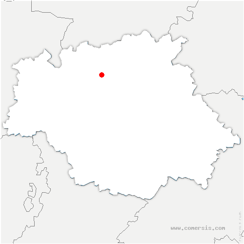 carte de localisation de Tarasteix