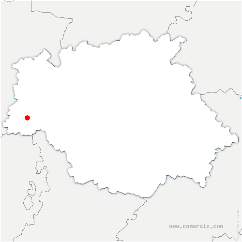 carte de localisation de Tarsac