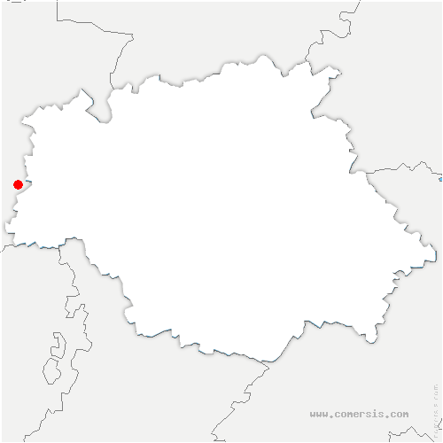 carte de localisation de Tauriac