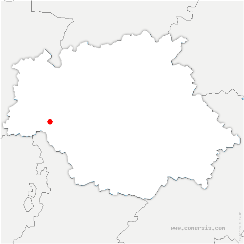 carte de localisation de Termes-d'Armagnac