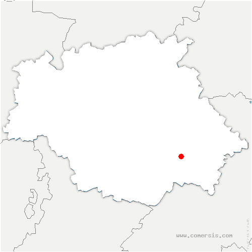 carte de localisation de Tirent-Pontéjac