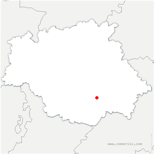 carte de localisation de Traversères