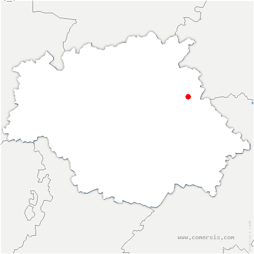 carte de localisation de Vieuzos