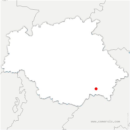 carte de localisation du Vignau