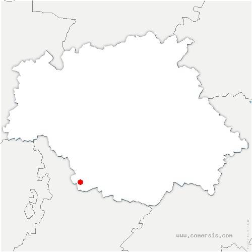 carte de localisation de Villecomtal-sur-Arros