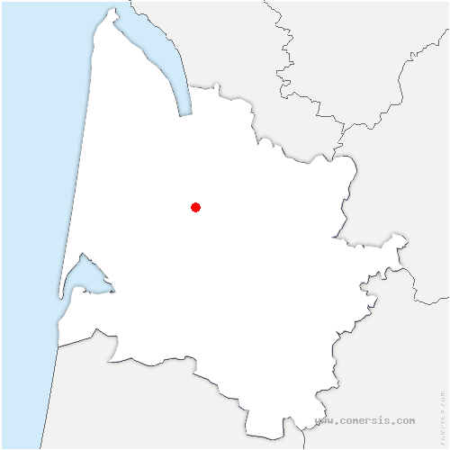 carte de localisation d'Arjuzanx