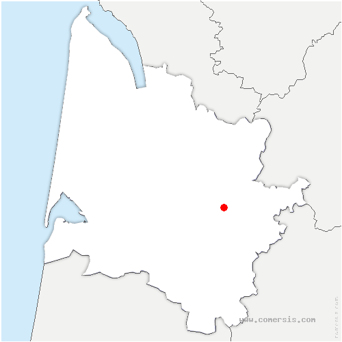 carte de localisation de Baigneaux