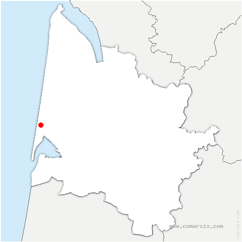 carte de localisation de Beauziac