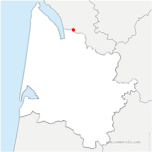 carte de localisation de Bourgougnague