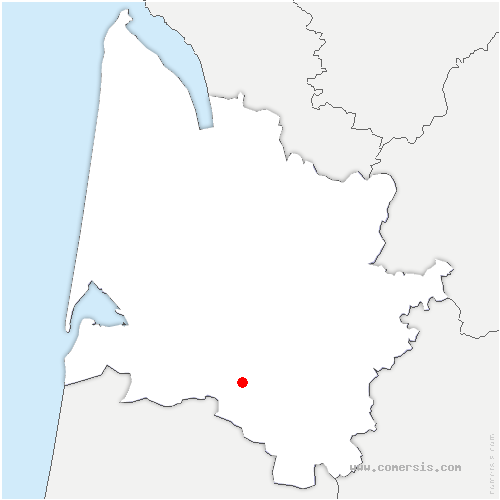 carte de localisation de Lanquais