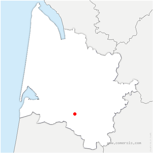 carte de localisation de Louchats