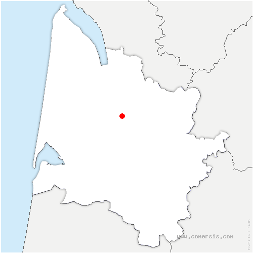 carte de localisation de Parempuyre