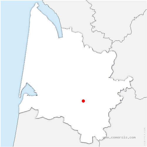 carte de localisation de Paunat