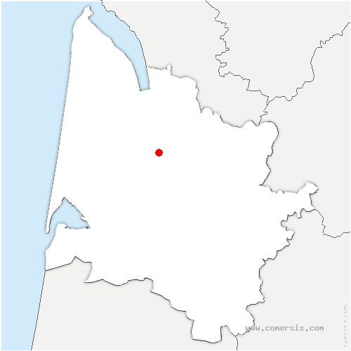 carte de localisation du Pian-Médoc