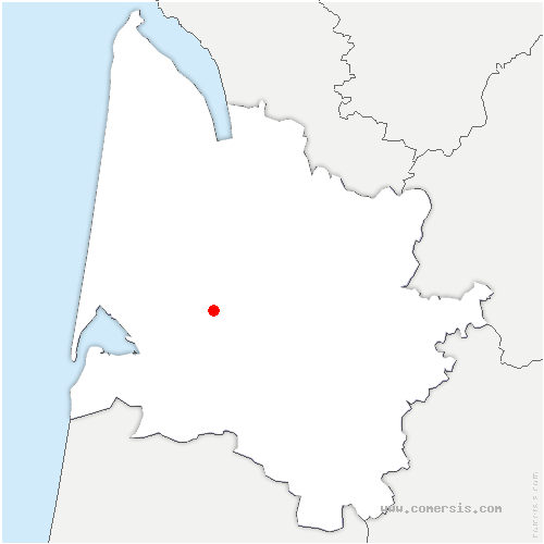 carte de localisation de Saint-Jean-d'Illac