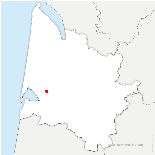 carte de localisation de Villefranche-du-Queyran