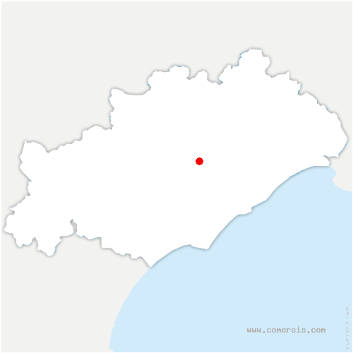 carte de localisation d'Aspiran