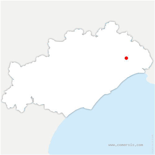 carte de localisation d'Assas