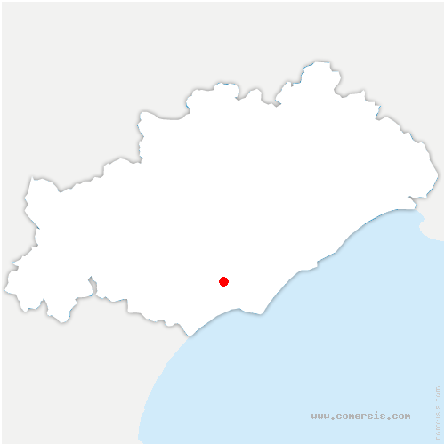 carte de localisation de Bessan