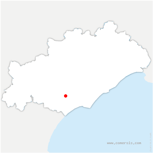 carte de localisation de Boujan-sur-Libron