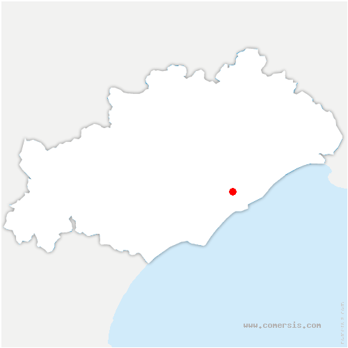 carte de localisation de Bouzigues