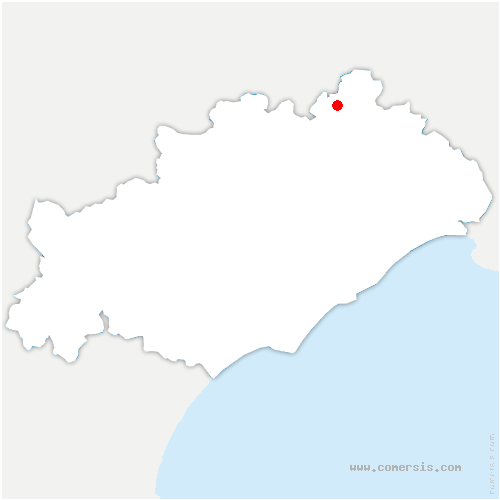 carte de localisation de Brissac