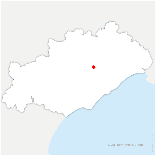 carte de localisation de Camplong-d'Aude