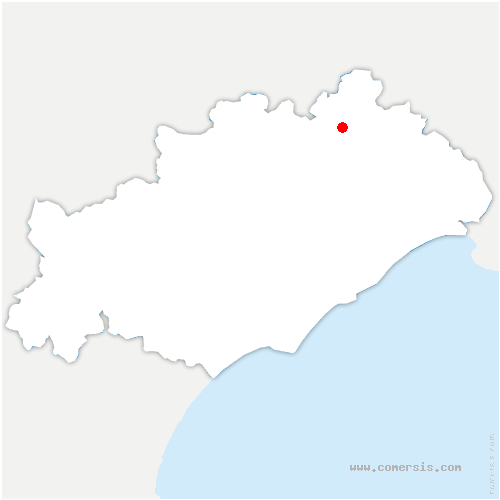 carte de localisation de Causse-de-la-Selle