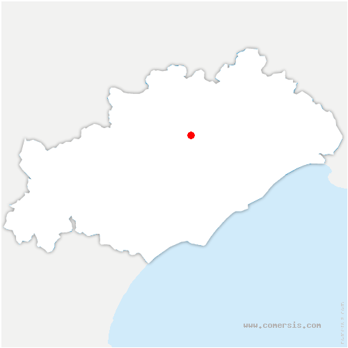 carte de localisation de Ceyras