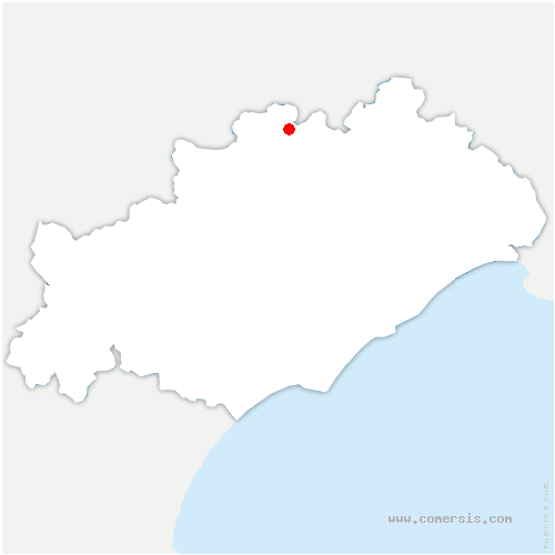 carte de localisation de Citou