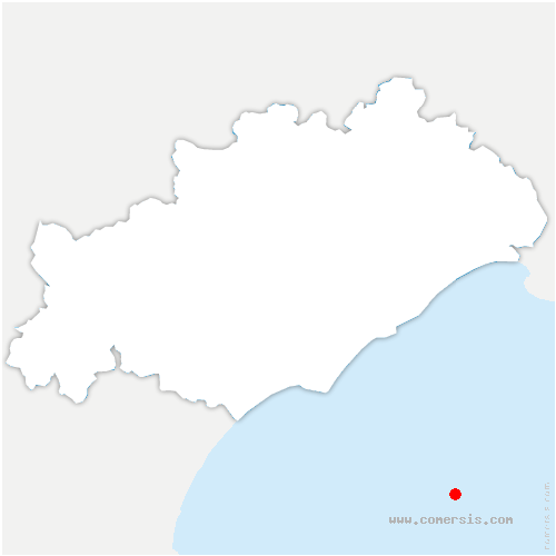 carte de localisation du Clapier