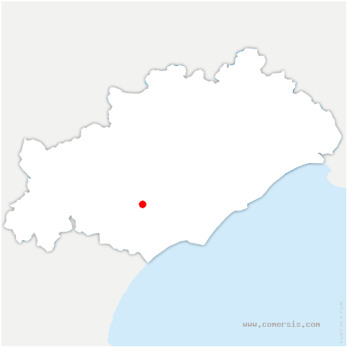carte de localisation de Corneilhan