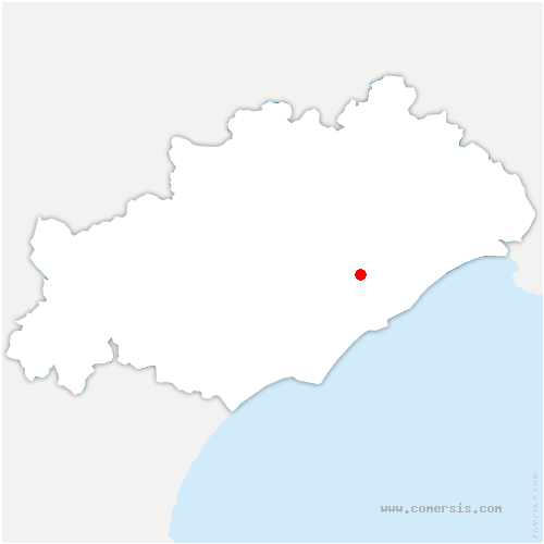carte de localisation de Coustouge