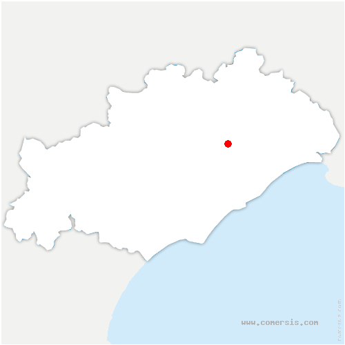 carte de localisation de Ferrals-les-Corbières